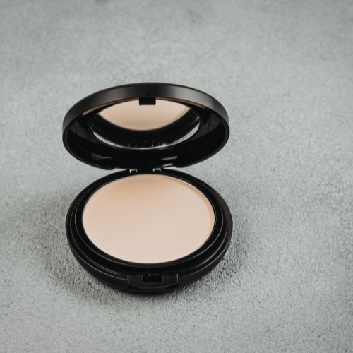 Lightweight cushion foundation texture on skin